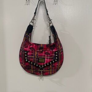 Pink Plaid Women's Bag